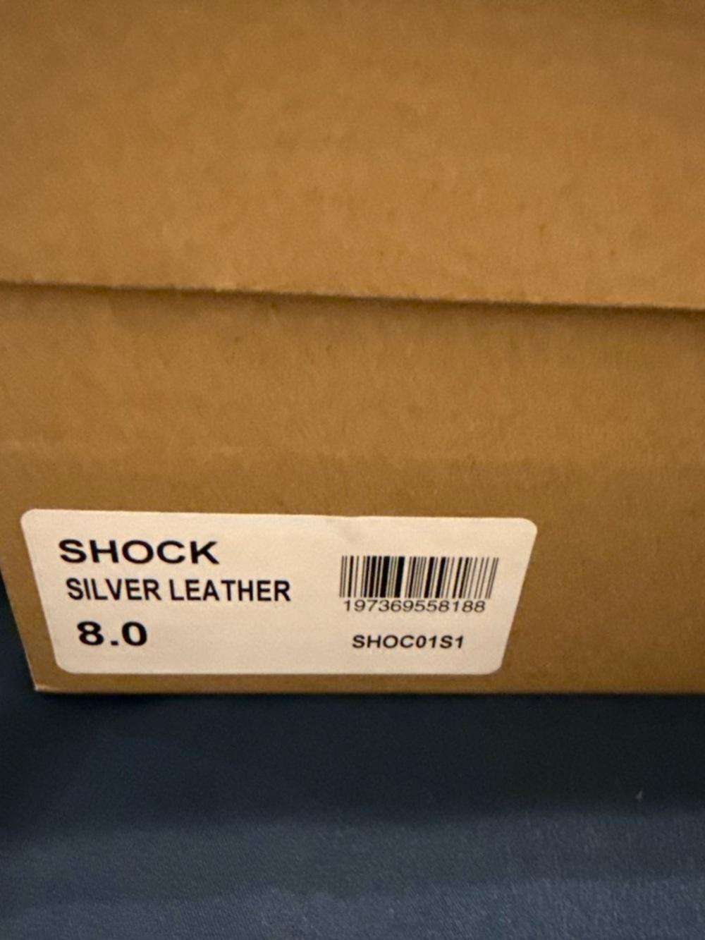 G-Shock Silver Leather Men’s Sneakers
